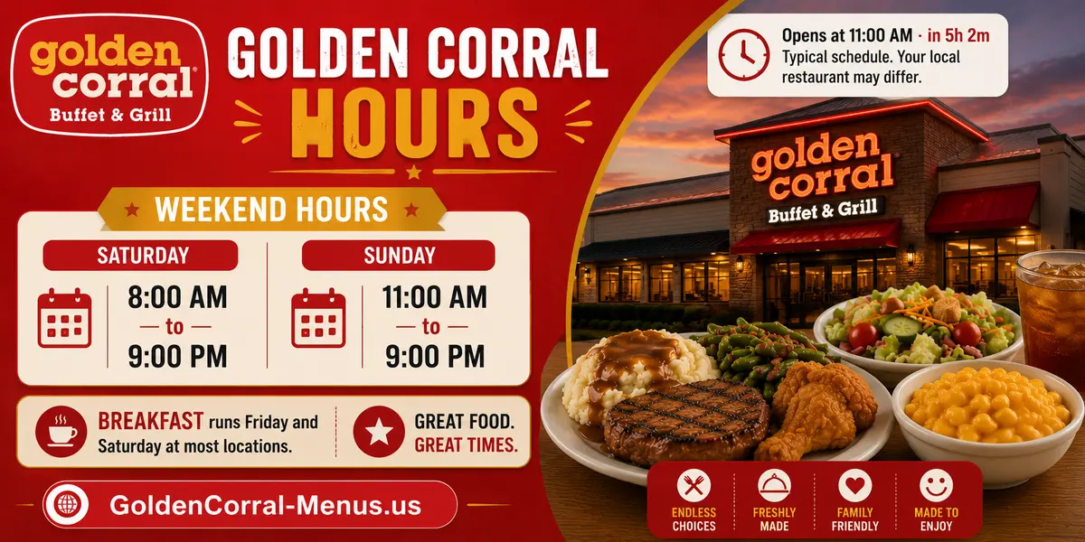 golden corral hours